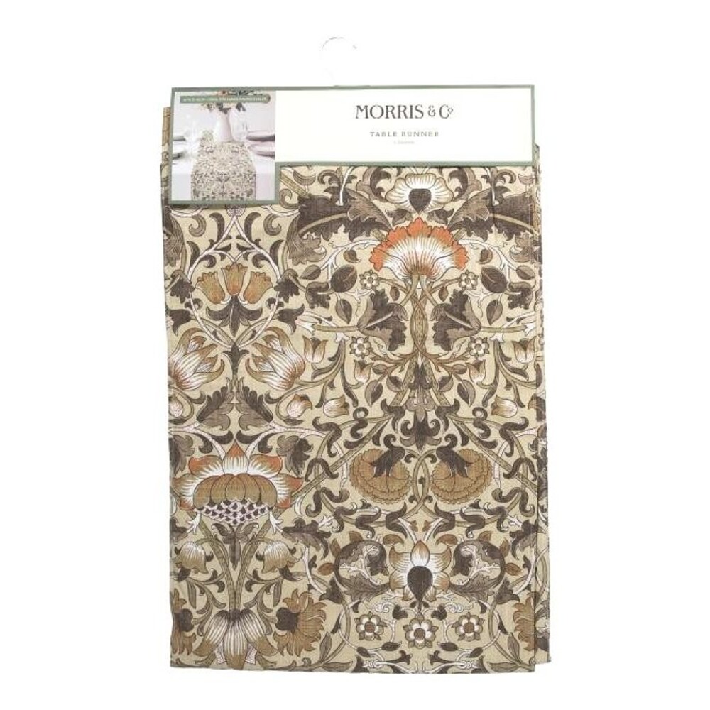 William Morris & Co Lodden Table Runner 18x108 Thanksgiving Floral Garden